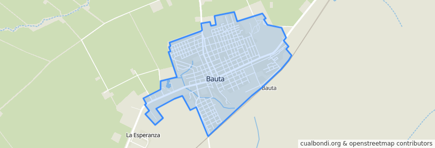 Mapa de ubicacion de Ciudad de Bauta.