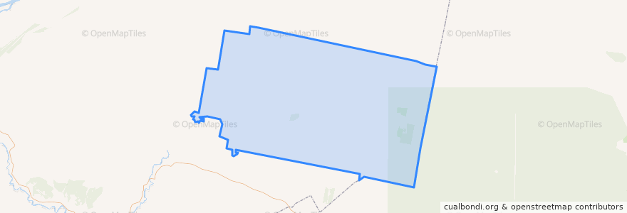 Mapa de ubicacion de Селянское сельское поселение.