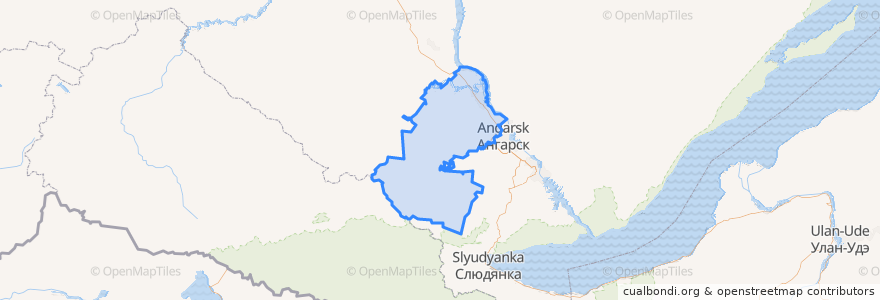 Mapa de ubicacion de Усольский район.