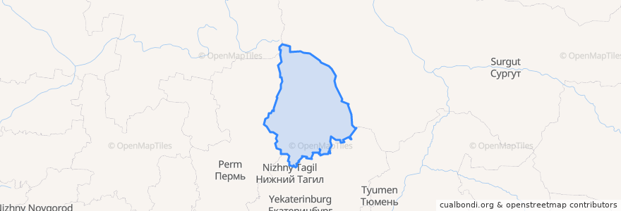 Mapa de ubicacion de Северный управленческий округ.