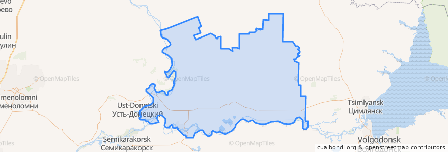 Mapa de ubicacion de Константиновский район.