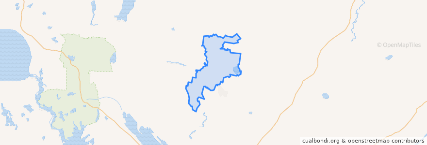 Mapa de ubicacion de Кубенское сельское поселение.