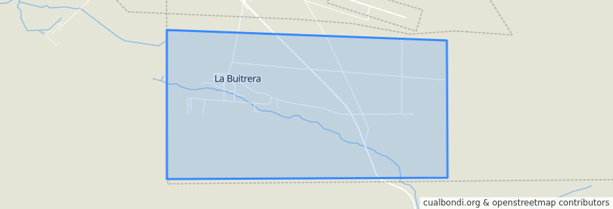 Mapa de ubicacion de Villa Rural La Buitrera.