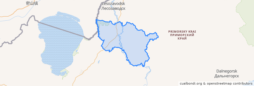 Mapa de ubicacion de Кировский район.