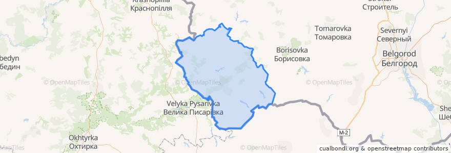 Mapa de ubicacion de Грайворонский городской округ.