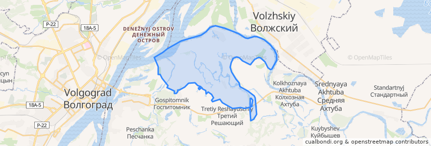 Mapa de ubicacion de Кировское сельское поселение.