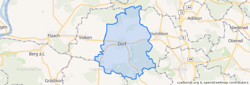 Mapa de ubicacion de Dorf.