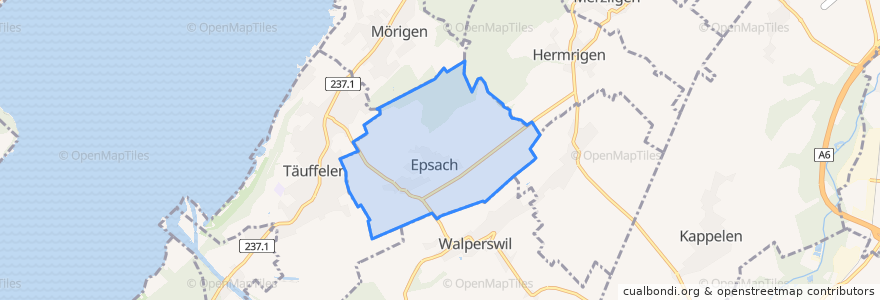 Mapa de ubicacion de Epsach.