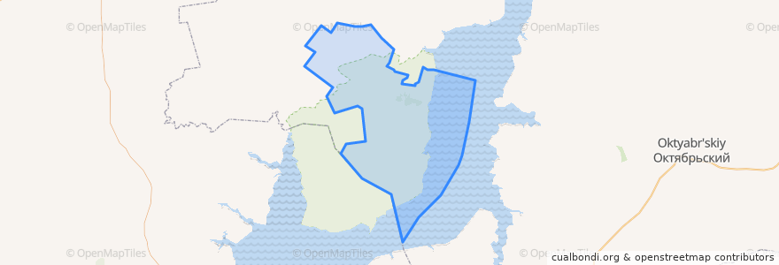 Mapa de ubicacion de Тормосиновское сельское поселение.