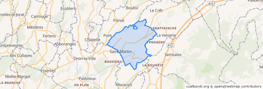 Mapa de ubicacion de Saint-Martin (FR).