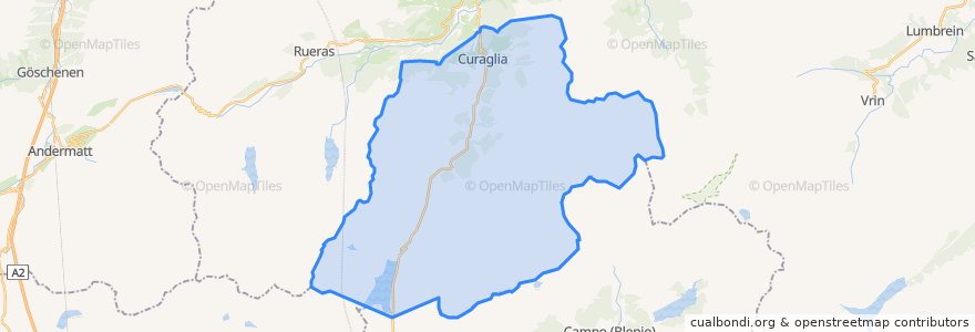 Mapa de ubicacion de Medel (Lucmagn).