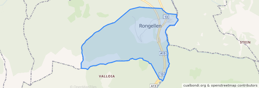 Mapa de ubicacion de Rongellen.