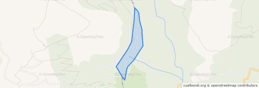 Mapa de ubicacion de Comunanza Capriasca/Lugano.