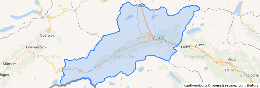 Mapa de ubicacion de Circolo di Airolo.