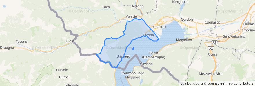 Mapa de ubicacion de Circolo dell'Isole.