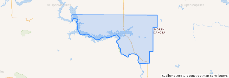 Mapa de ubicacion de McLean County.