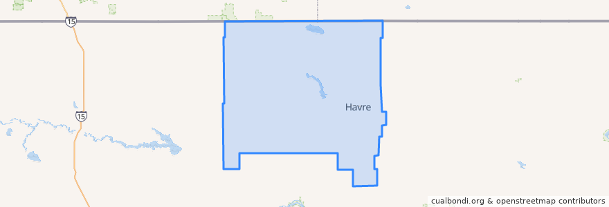 Mapa de ubicacion de Hill County.