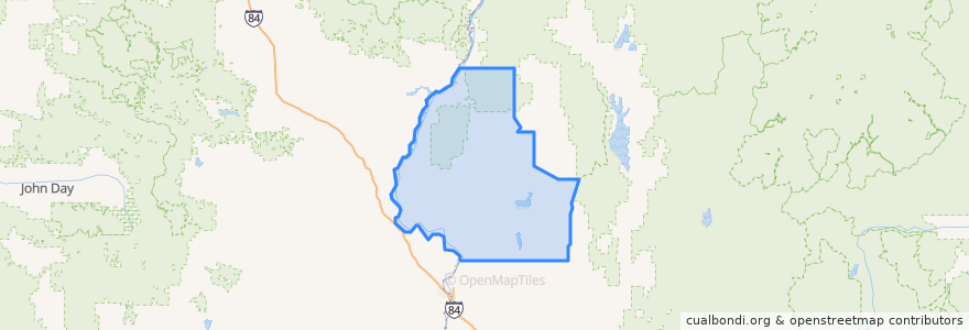 Mapa de ubicacion de Washington County.