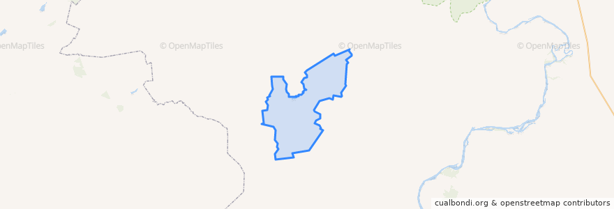 Mapa de ubicacion de Манойлинское сельское поселение.