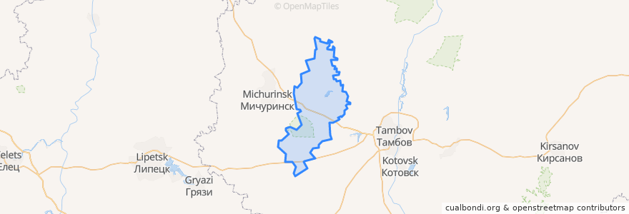 Mapa de ubicacion de Никифоровский муниципальный округ.