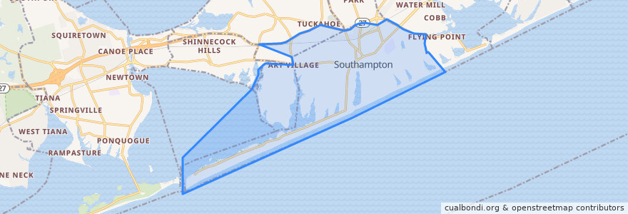 Mapa de ubicacion de Southampton.