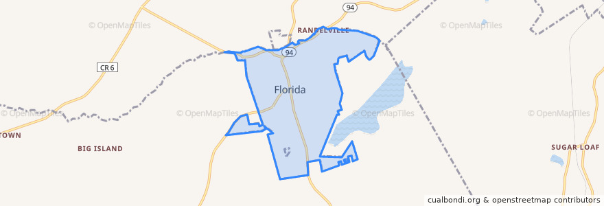 Mapa de ubicacion de Florida.