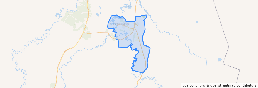 Mapa de ubicacion de городской округ Пыть-Ях.