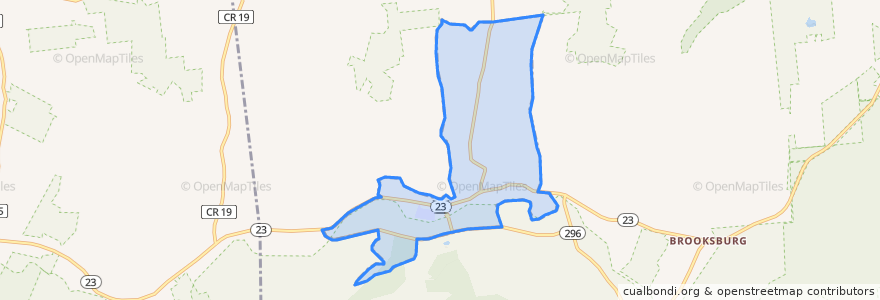 Mapa de ubicacion de Windham.