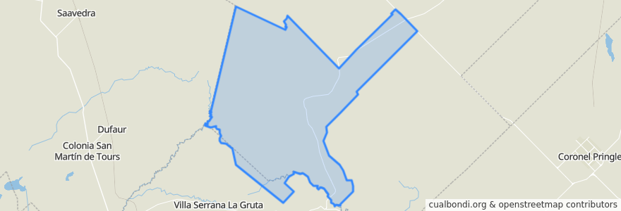 Mapa de ubicacion de Cuartel XII.