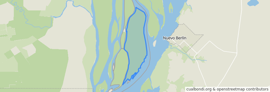 Mapa de ubicacion de Isla Filomena Grande.