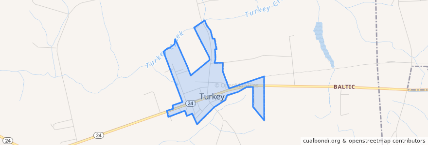Mapa de ubicacion de Turkey.