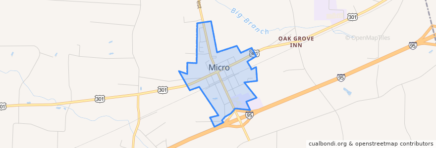 Mapa de ubicacion de Micro.