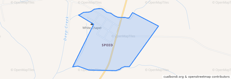Mapa de ubicacion de Speed.