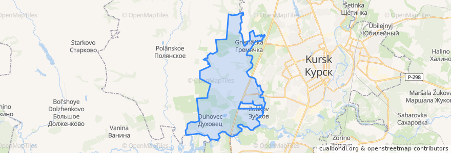 Mapa de ubicacion de Моковский сельсовет.