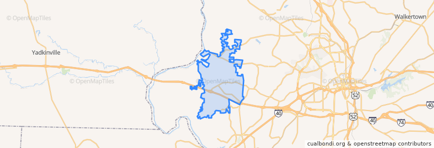 Mapa de ubicacion de Lewisville.