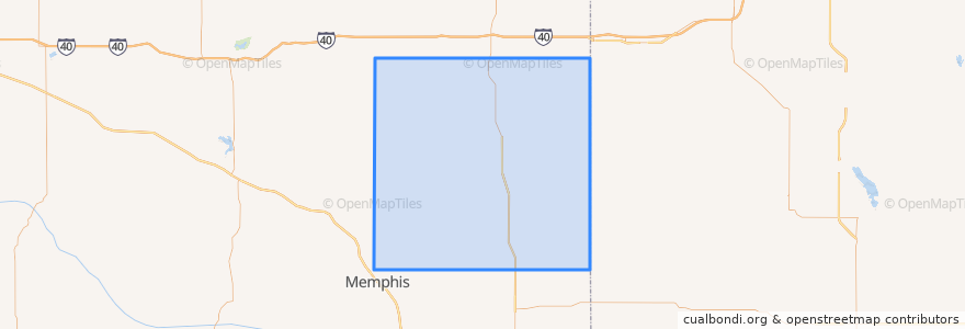 Mapa de ubicacion de Collingsworth County.