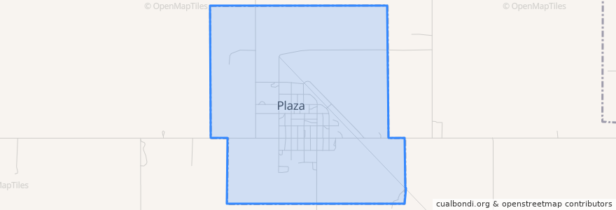 Mapa de ubicacion de Plaza.