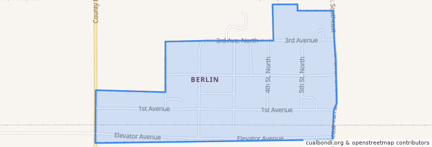 Mapa de ubicacion de Berlin.