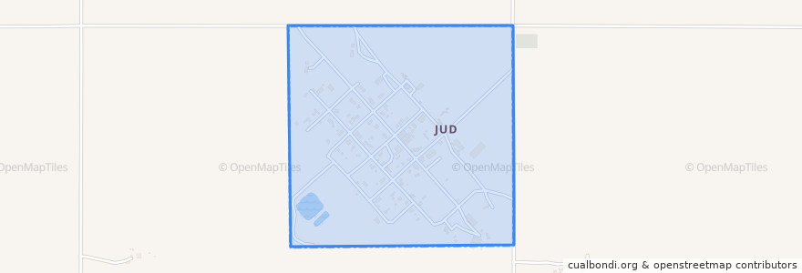 Mapa de ubicacion de Jud.