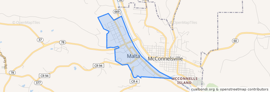 Mapa de ubicacion de Malta.