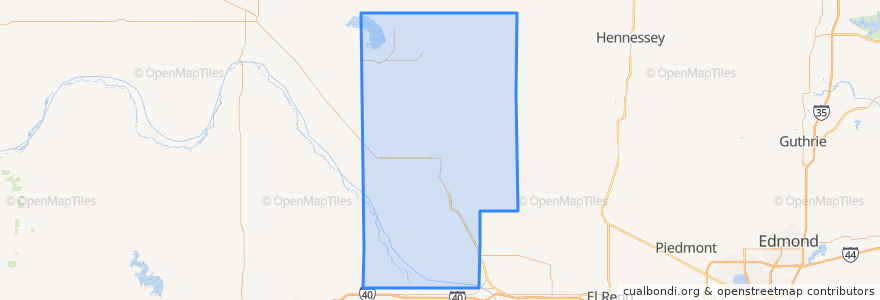 Mapa de ubicacion de Blaine County.