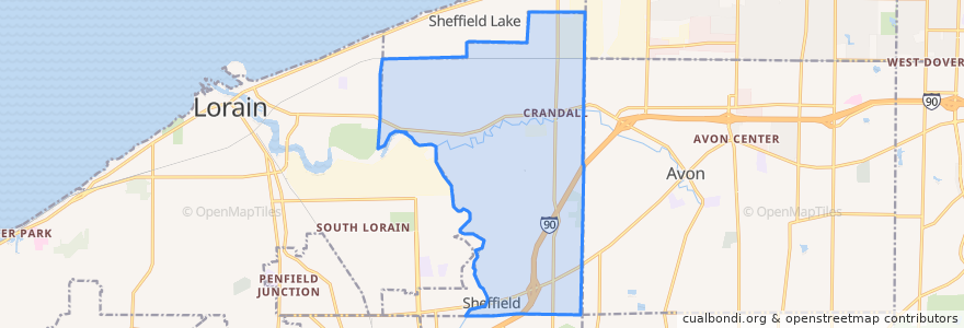 Mapa de ubicacion de Sheffield.