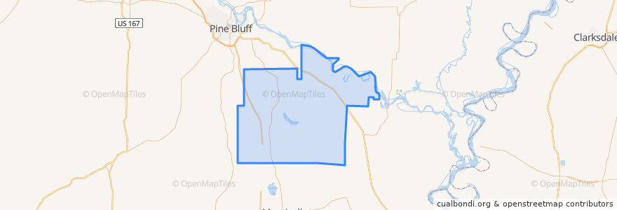 Mapa de ubicacion de Lincoln County.