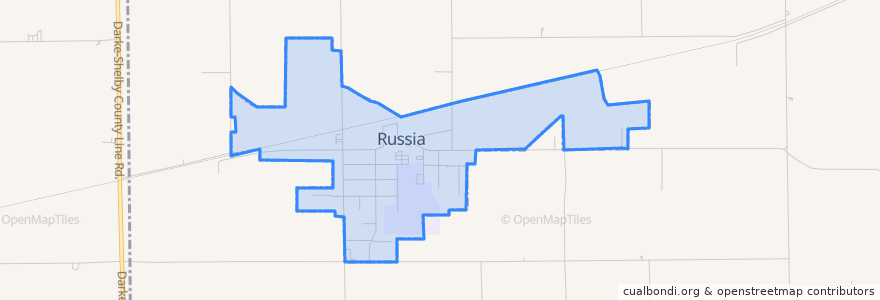 Mapa de ubicacion de Russia.