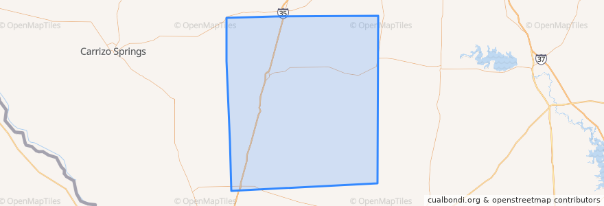 Mapa de ubicacion de La Salle County.