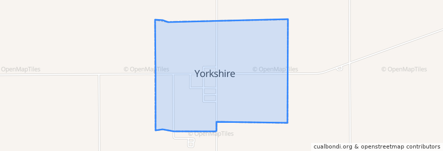 Mapa de ubicacion de Yorkshire.