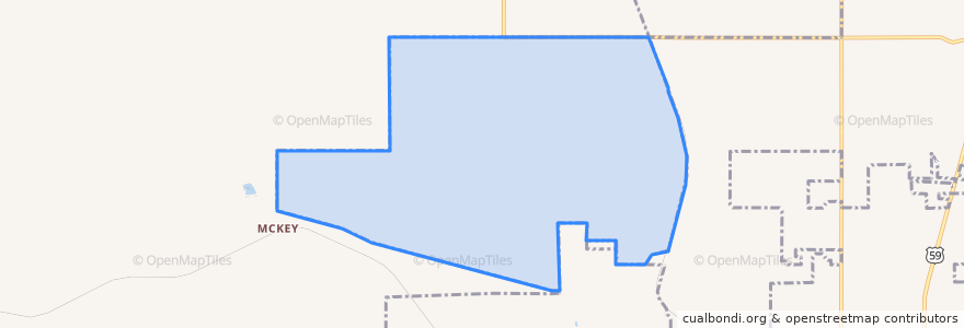 Mapa de ubicacion de McKey.