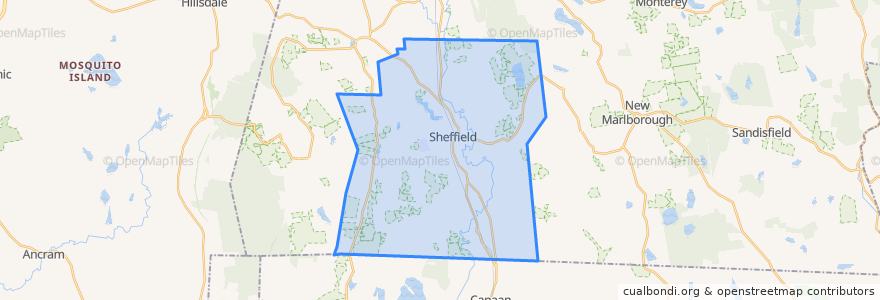 Mapa de ubicacion de Sheffield.