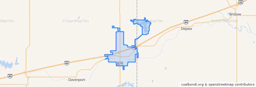 Mapa de ubicacion de Stroud.