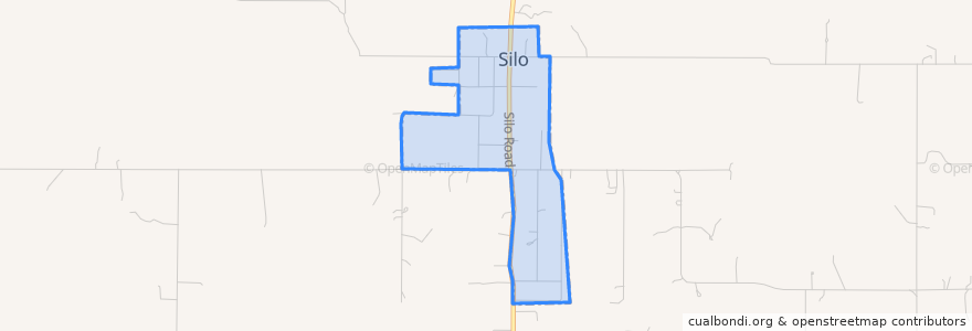 Mapa de ubicacion de Silo.